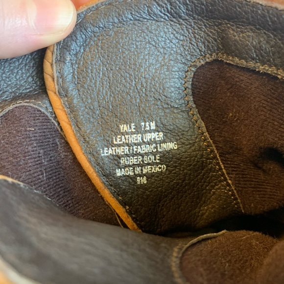 Steve Madden. Yale Belted Boot. Cognac Leather. US 7.5. Good Used*** - Picture 7 of 11